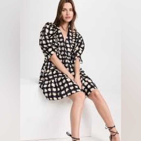 TOTAL STEAL! Sea New York Ginger Gingham Dress GORGEOUS - Picture 2 of 12